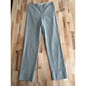 Sara Campbell Sheri Pant Cropped Flat Front Pull On High Rise Heathered Gray S